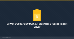DeWalt DCF887 20V MAX XR Brushless 3-Speed Impact Driver