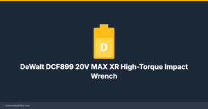 DeWalt DCF899 20V MAX XR High-Torque Impact Wrench