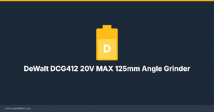 DeWalt DCG412 20V MAX 125mm Angle Grinder