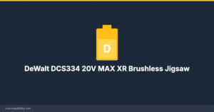 DeWalt DCS334 20V MAX XR Brushless Jigsaw