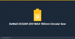 DeWalt DCS391 20V MAX 165mm Circular Saw
