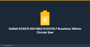 DeWalt DCS575 60V MAX FLEXVOLT Brushless 190mm Circular Saw