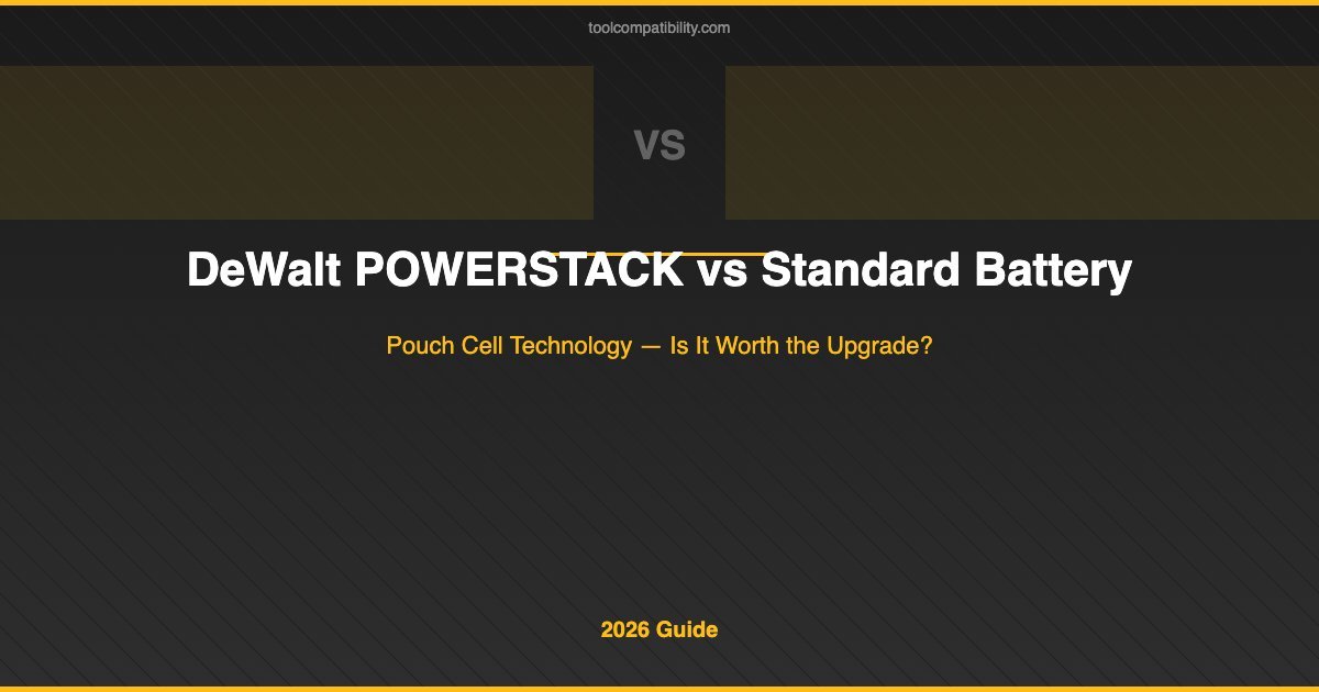 DeWalt POWERSTACK vs Standard Battery (2026)