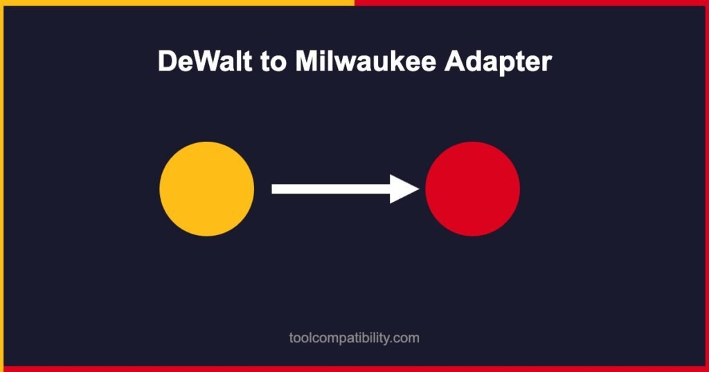 DeWalt to Milwaukee Battery Adapter