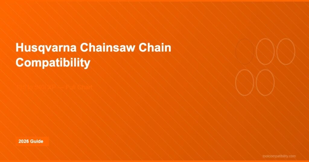 husqvarna chainsaw chain compatibility