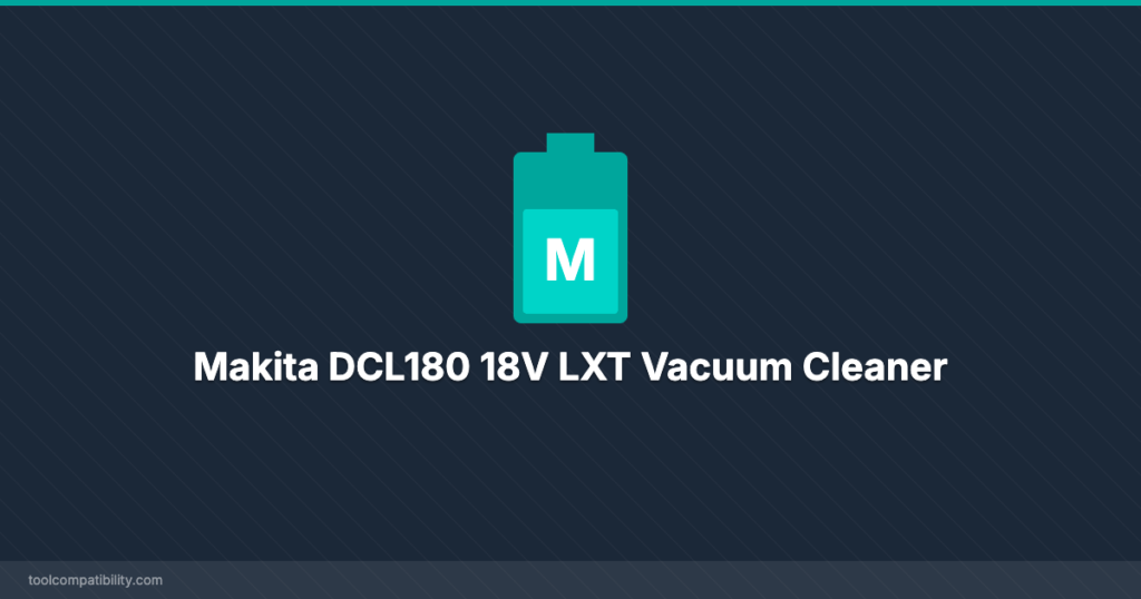 Makita DCL180 18V LXT Vacuum Cleaner