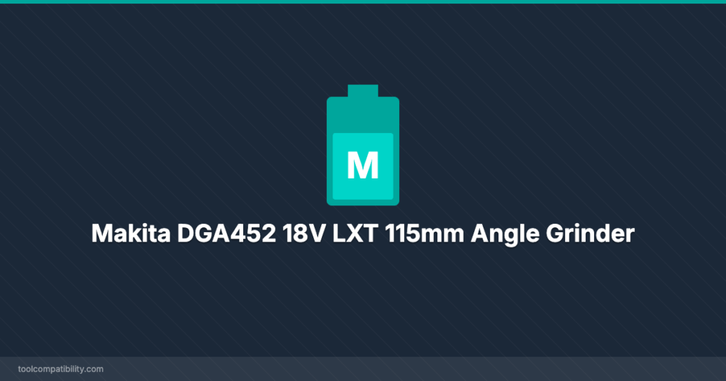 Makita DGA452 18V LXT 115mm Angle Grinder