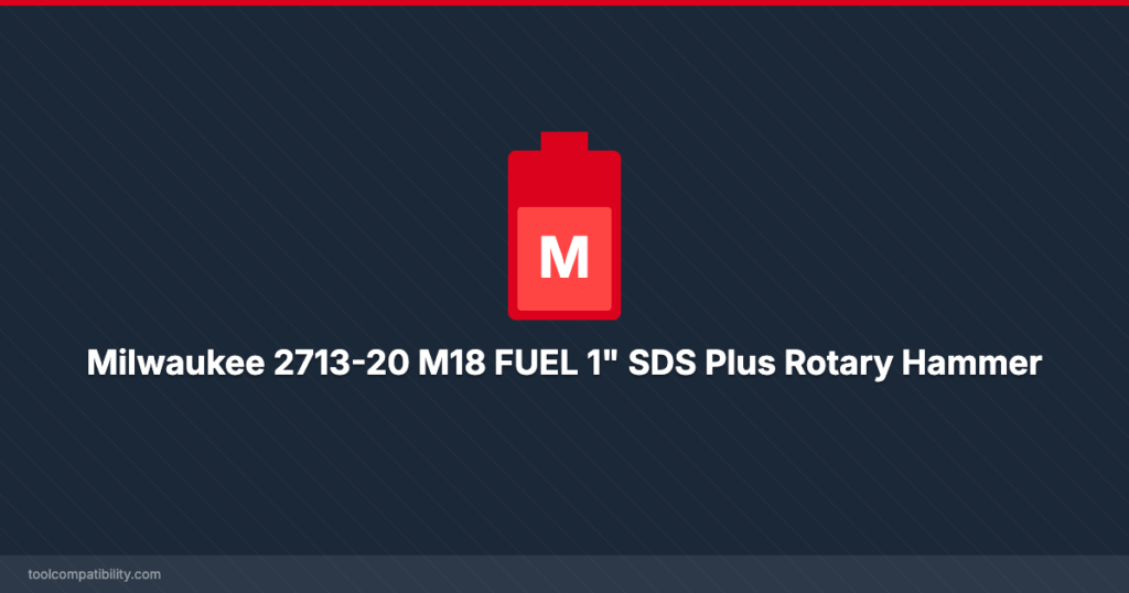 Milwaukee 2713-20 M18 FUEL 1" SDS Plus Rotary Hammer