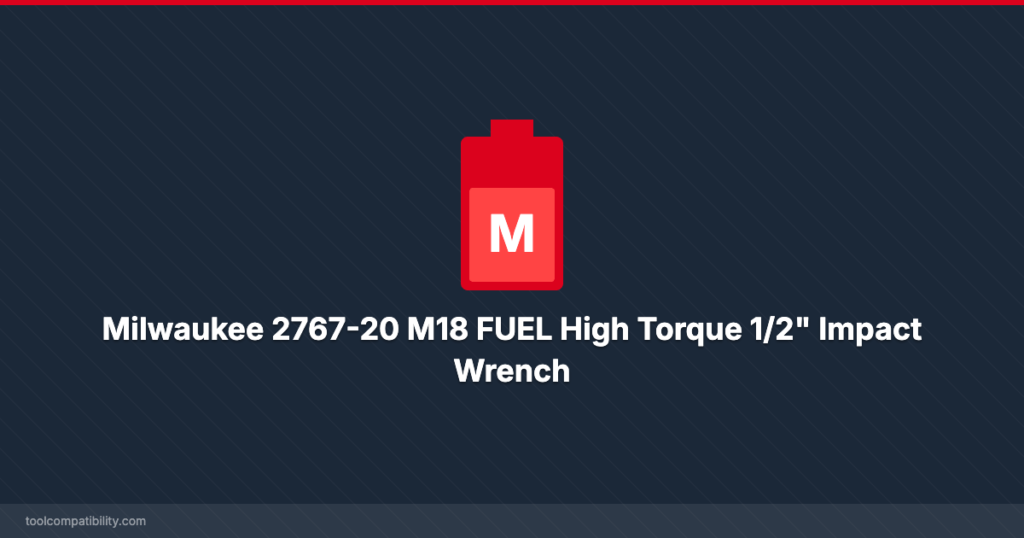 Milwaukee 2767-20 M18 FUEL High Torque 1/2" Impact Wrench