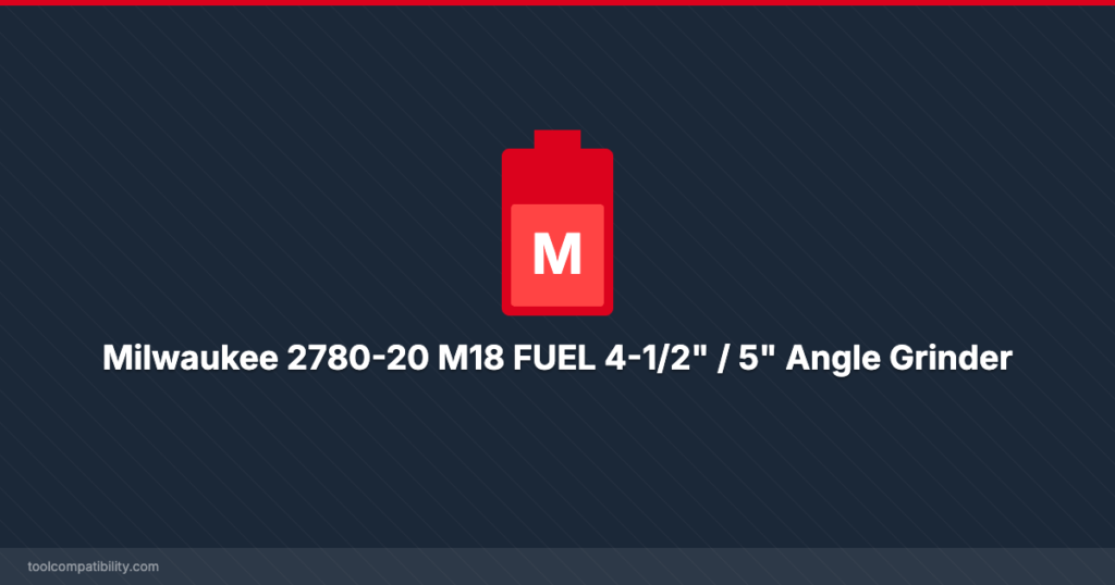 Milwaukee 2780-20 M18 FUEL 4-1/2" / 5" Angle Grinder