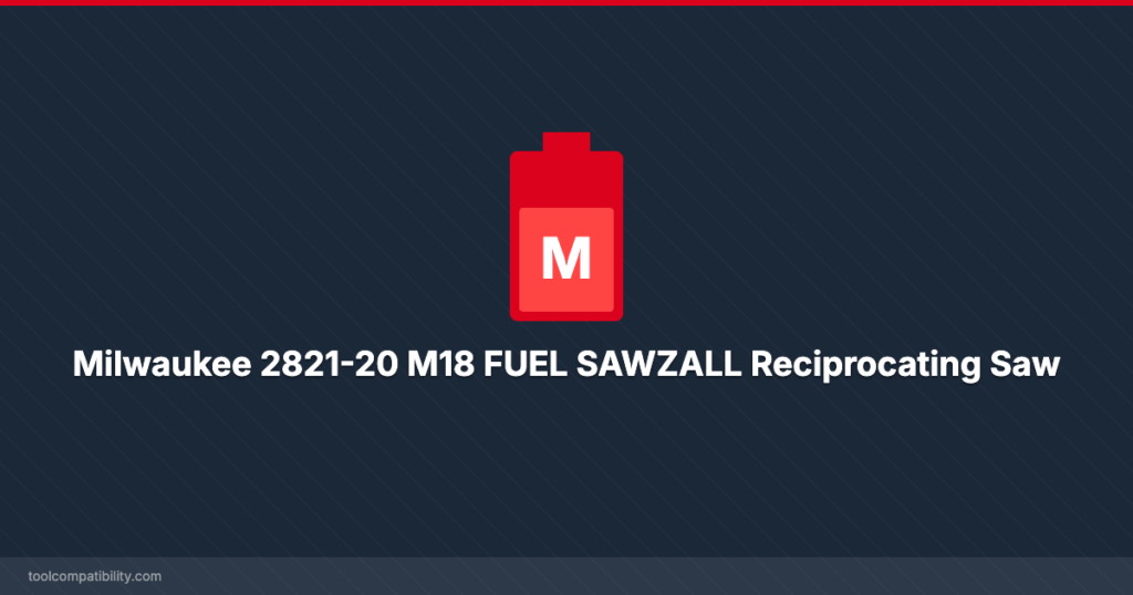 Milwaukee 2821-20 M18 FUEL SAWZALL Reciprocating Saw