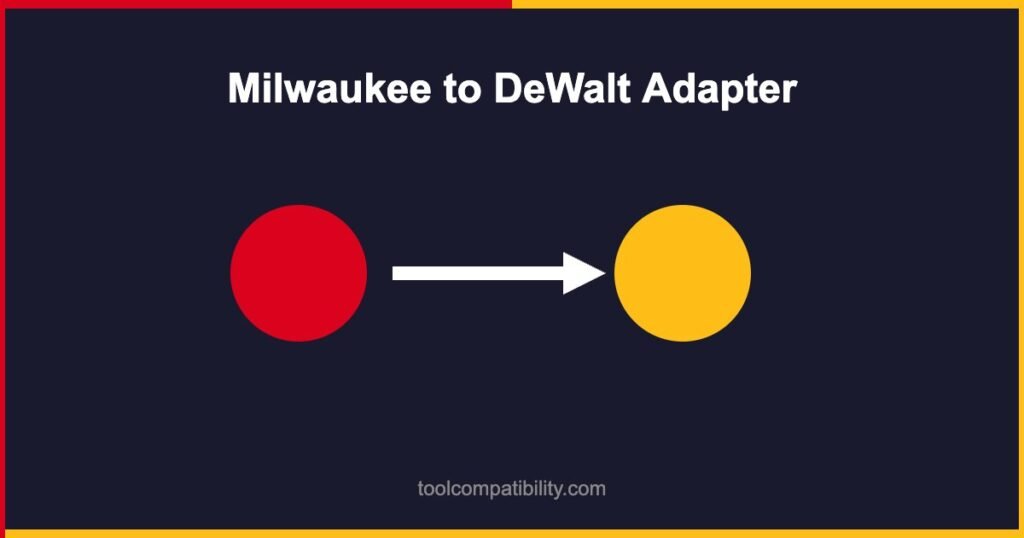 Milwaukee to DeWalt Battery Adapter