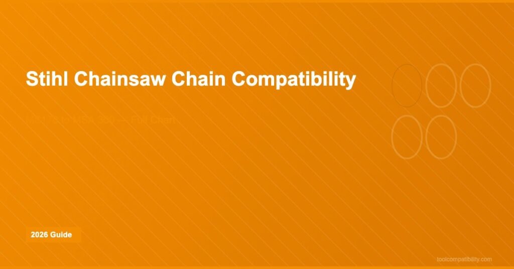 stihl chainsaw chain compatibility