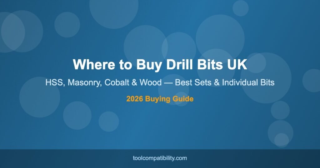 Where to buy drill bits in the UK - HSS, masonry, cobalt and wood drill bit buying guide