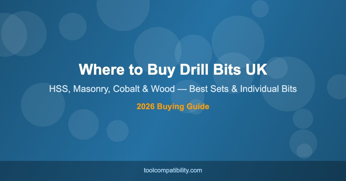 Where to buy drill bits in the UK - HSS, masonry, cobalt and wood drill bit buying guide
